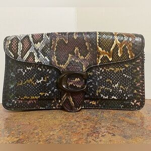COACH Tabby 26 Snakeskin Shoulder Bag